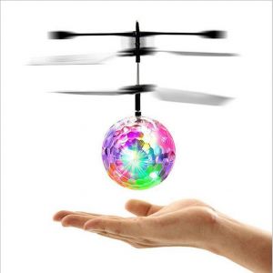 Children Outdoor Aircraft Toys Flying RC toy Electric Ball LED Flashing Light Aircraft Helicopter Induction Toy Mind Control Toy